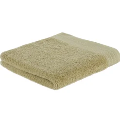 Serviette de toilette unie en pur coton équitable labellisé Max Havelaar 450 g/m2