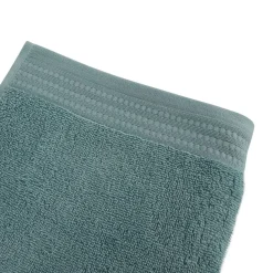 Serviette de toilette unie en pur coton équitable labellisé Max Havelaar 450 g/m2