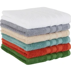 Serviette invité unie en coton 500g