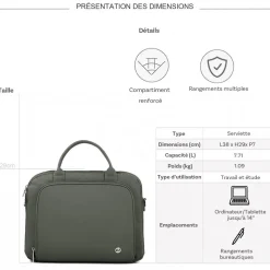 Serviette porte-ordinateur 14