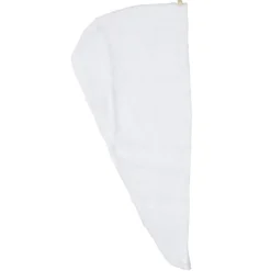 Serviette pour Cheveux Bambou 22x52cm Blanc