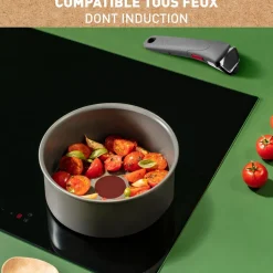 Set 3 pièces céramique gris induction INGENIO RENEW