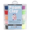 Set 10 pâtes à modeler Foam Clay - Pailleté 35 g