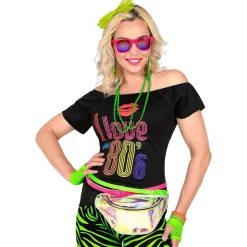 Set d'accessoires mode années 80 : Vert fluo