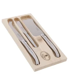 Set de 3 pièces à fromage inox