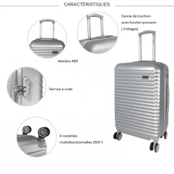 Set de 3 valises Cactus