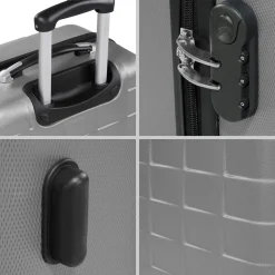 Set de 3 Valises Trolley Rigides