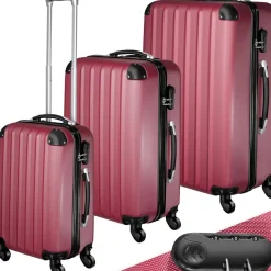Set de 3 Valises Trolley Rigides - ABS