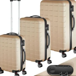 Set de 3 Valises Trolley Rigides