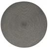 Set de Table Rond Tressé 38cm Gris