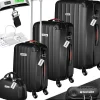 Set de valises rigides Cleo 4 pièces avec pèse-valise