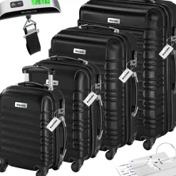 Set de valises rigides Mila 4 pièces avec pèse-bagages