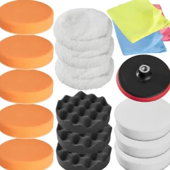 Set d'éponges de polissage et 1 disque de polissage Auto - 18 pcs