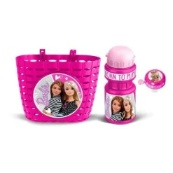 Set ludique comprenant une Corbeille + un bidon + une sonnette - MATTEL - BARBIE