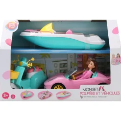 Set poupées et véhicules