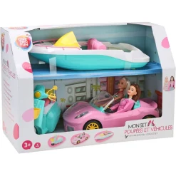 Set poupées et véhicules