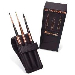 Set voyageur - 3 pinceaux + Etui