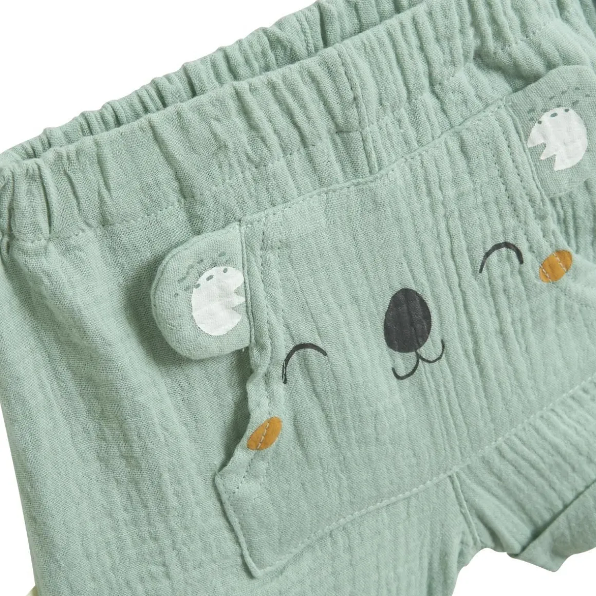 Short bébé en gaze de coton Garden Party