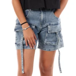 Short en Jean Femme Monday Premium Short Cargo