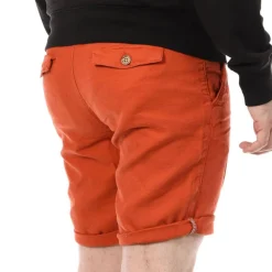 Short Orange Homme American People Stig