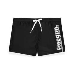 Shorty de bain garçon uni avec logo