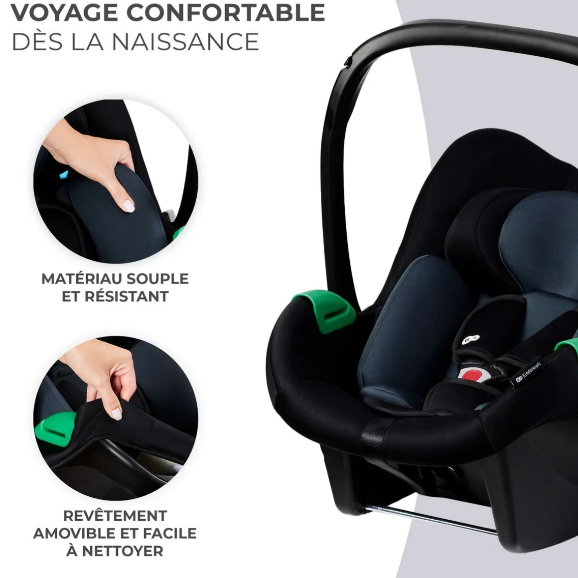 Siège auto MINK PRO i-Size avec la base MINK FX 40-75 cm