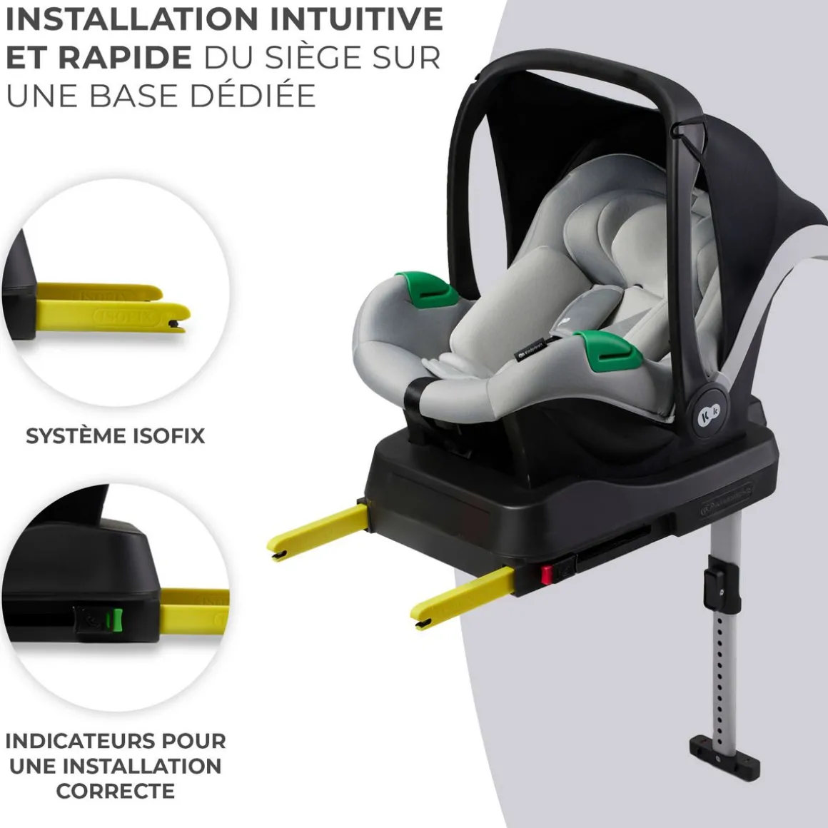 Siège auto MINK PRO i-Size avec la base MINK FX 40-75 cm