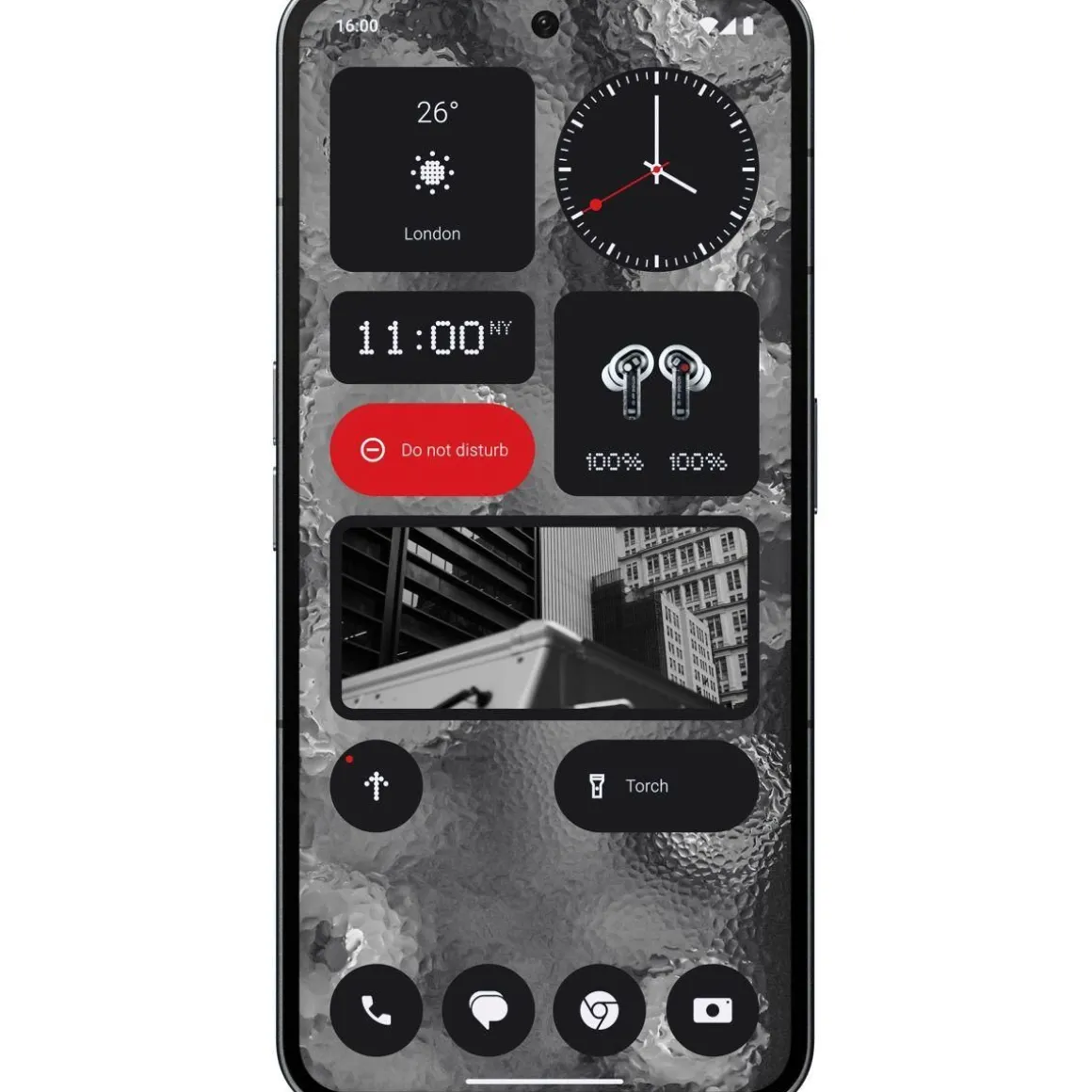 Smartphone Pack Phone(2) Gris 128Go + Coque + VT