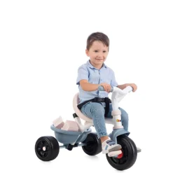 SMOBY Tricycle enfant évolutif Be Fun Confort - Structure métal - Bleu