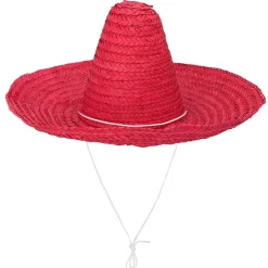 Sombrero Puebla rouge - Adulte