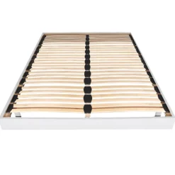 Sommier cadre à lattes sur pieds 160x200 cm 2x26 lattes ASCQ