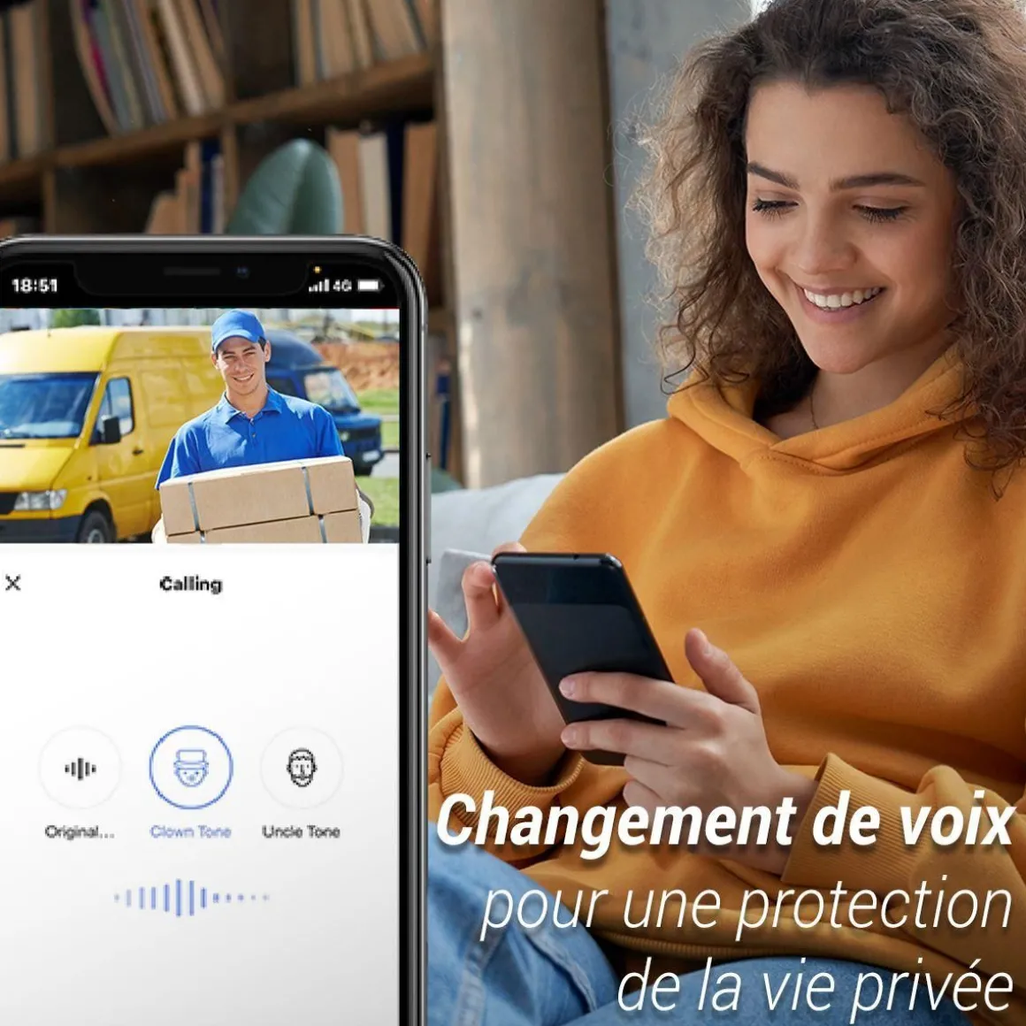 Sonnette connectée EP3X PRO2K+ 1080p/ 2cam/ 32Go int+Pan S.