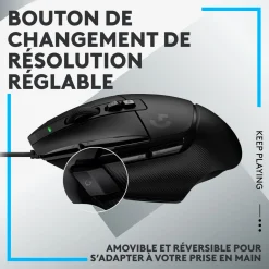 Souris G502 X - Noir