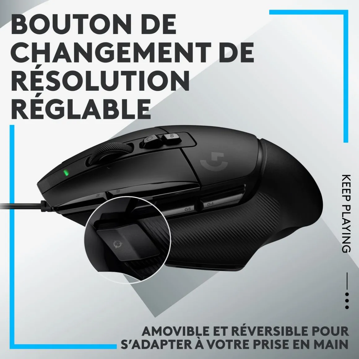 Souris G502 X - Noir