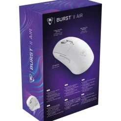 Souris Gamer Sans Fil Burst II Air Blanche