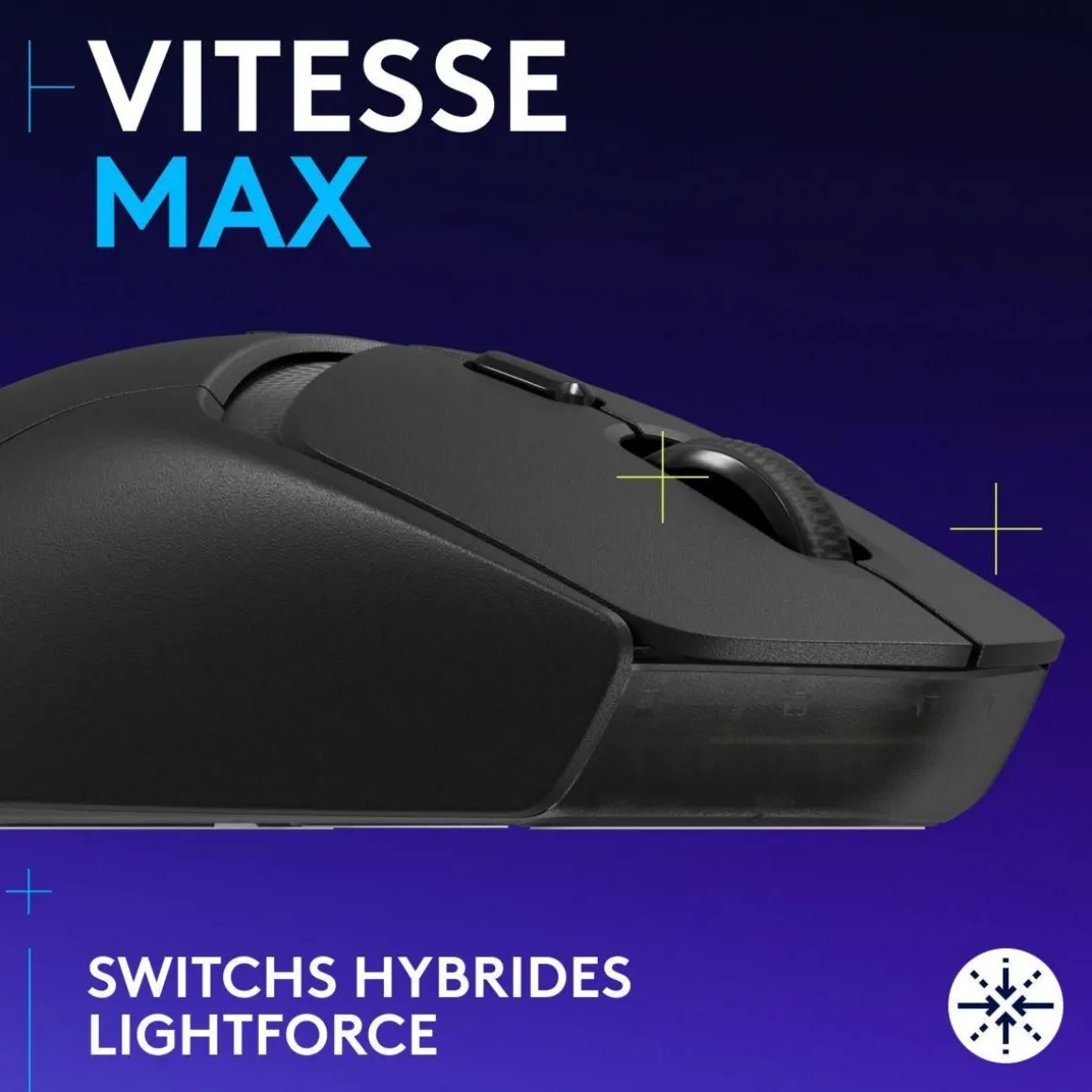 Souris Gamer Sans Fil G309 Lightspeed Noir