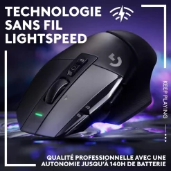 Souris Gamer Sans Fil G502 X Lightspeed Noir