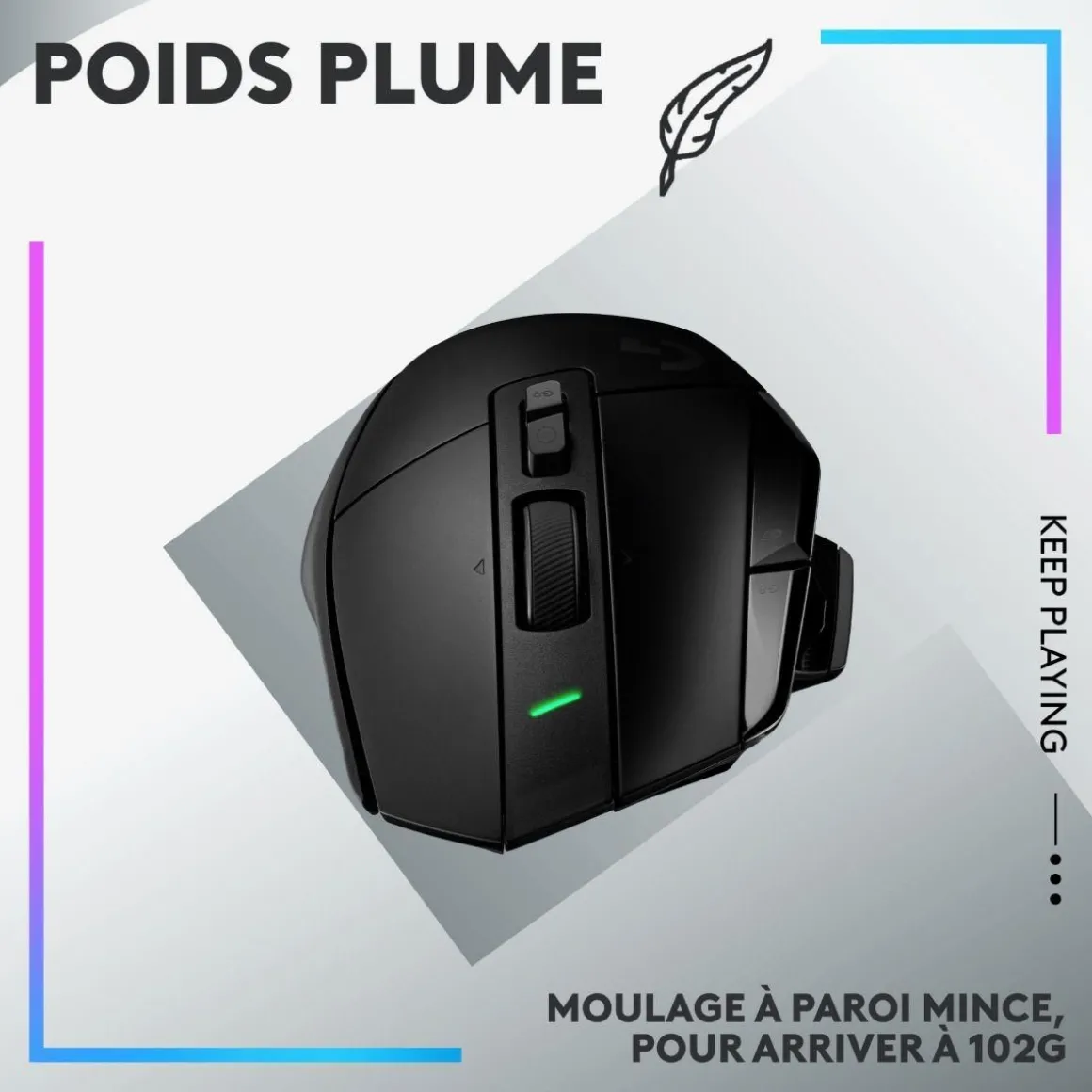 Souris Gamer Sans Fil G502 X Lightspeed Noir