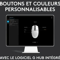 Souris Gaming G203 LIGHTSYNC Filaire RVB