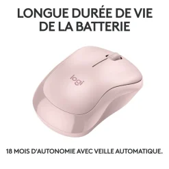 Souris sans fil Bluetooth M240 - Rose