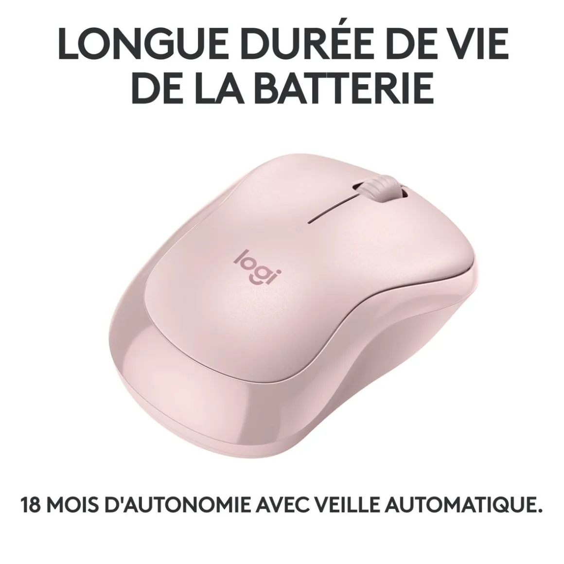 Souris sans fil Bluetooth M240 - Rose
