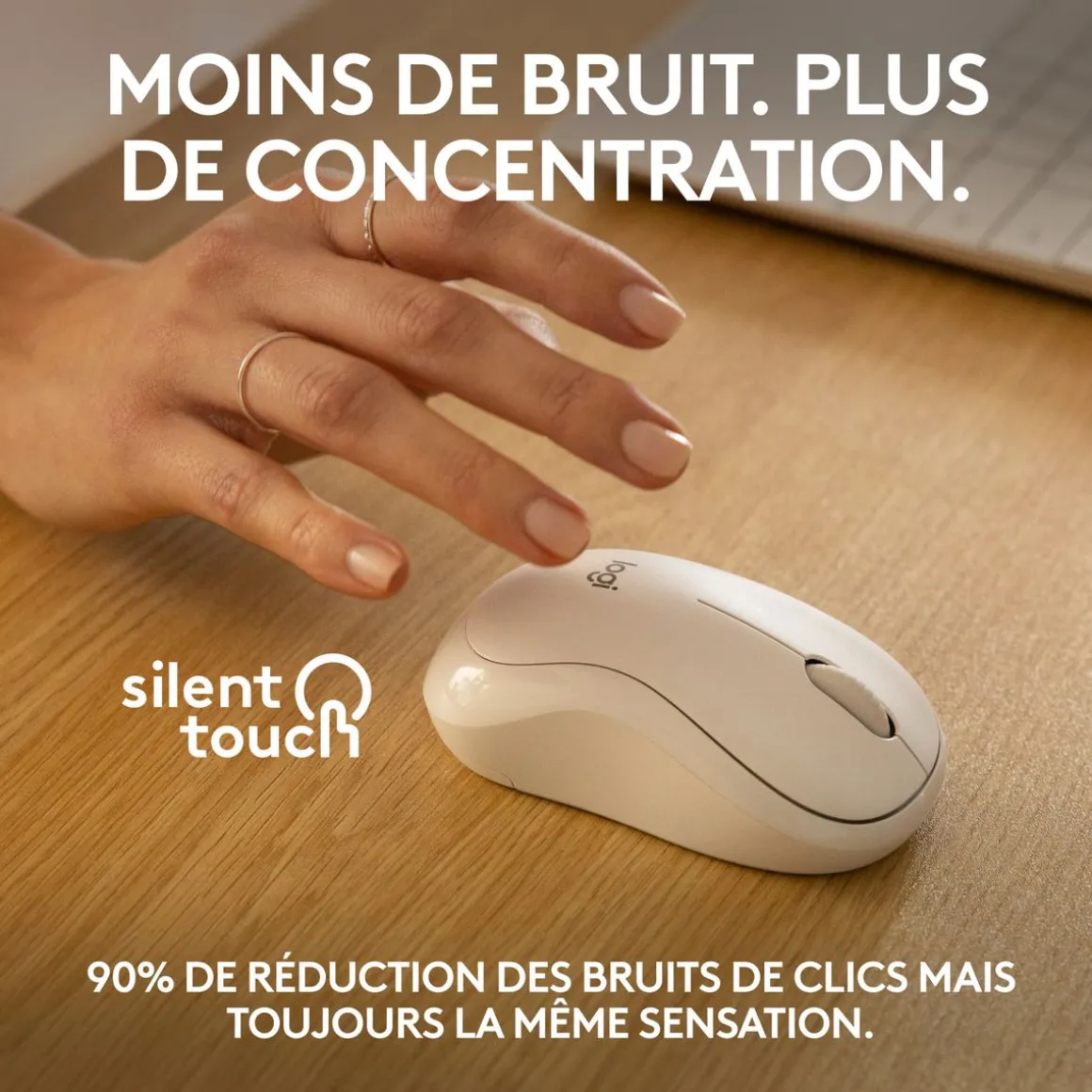 Souris sans fil Bluetooth M240 - Blanc