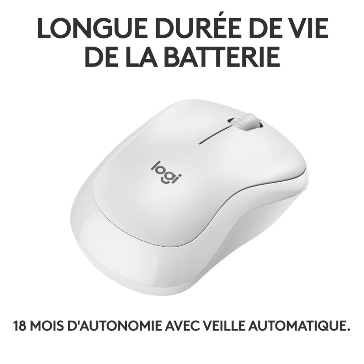 Souris sans fil Bluetooth M240 - Blanc