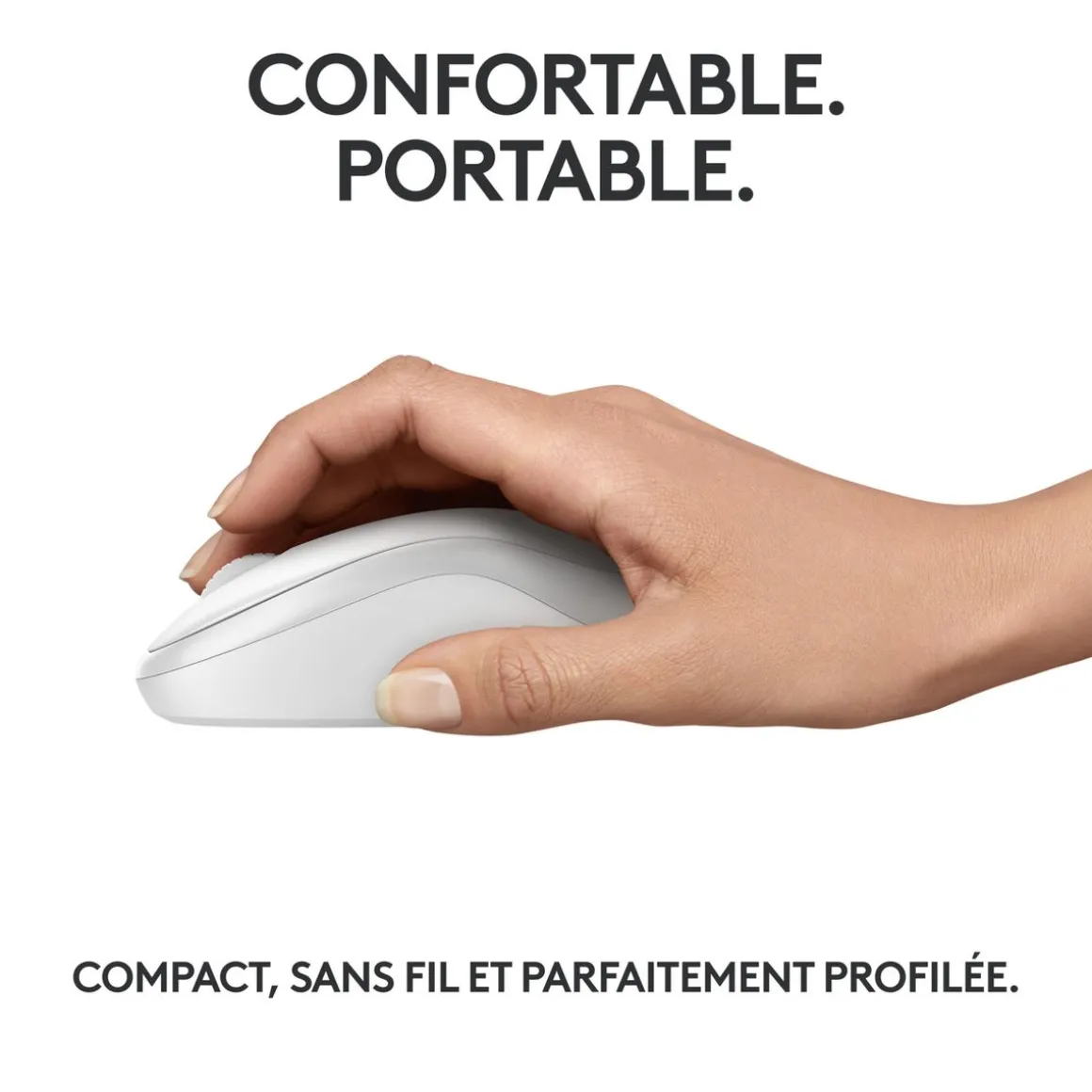Souris sans fil Bluetooth M240 - Blanc