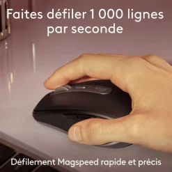 Souris sans fil rechargeable MX Anywhere 3S for Mac Gris Sideral