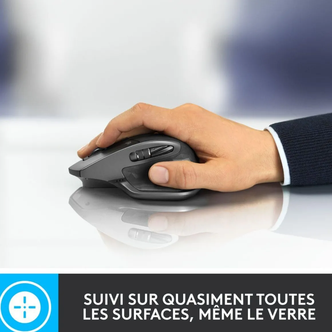 Souris sans fil rechargeable MX Master 2S Graphite