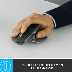 Souris sans fil rechargeable MX Master 2S Graphite