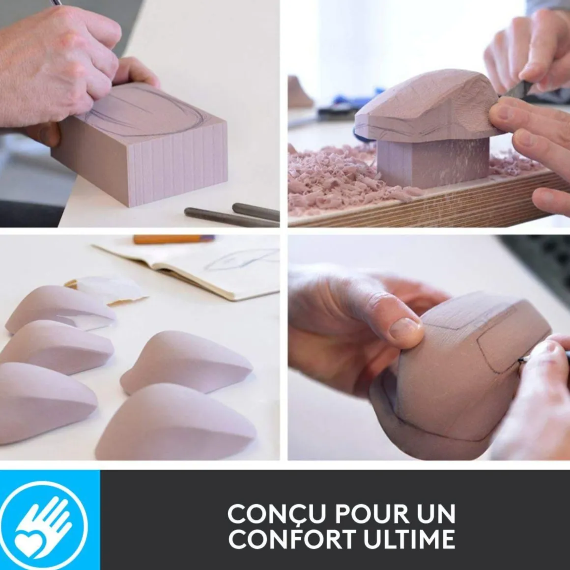 Souris sans fil rechargeable MX Master 2S Graphite