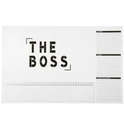 Sous Main en Papier The Boss 50cm Blanc & Noir