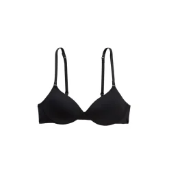 Soutien-gorge à coques sans armatures noir Veliana